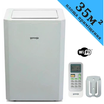 Мобільний кондиціонер до 35 м.кв. - Gorenje KAM35 BHP / WI-FI