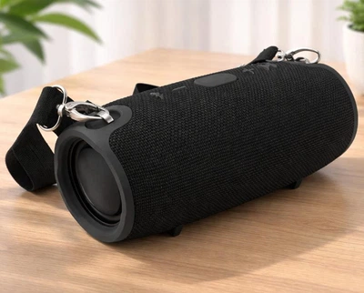 Бездротова колонка Bluetooth Xtreme 3, з потужним звуком 50 Вт, водонепроникний корпус, з ременем для перенесення + пляшка, до 15 годин роботи, чорна