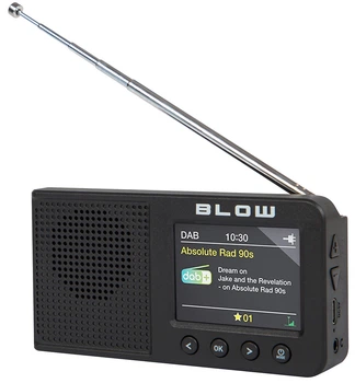 Радіо переносне Blow кухонне FM/DAB+ BLOW RK3 BT чорне (5900804145301)