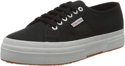 Кеди жіночі Superga 2736 COTU DBL3 Black-FWhite. Розмір 35 (22 см).