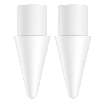 Сменные наконечники для стилуса Baseus Smooth Writing и Apple Pencil 1/2 (2шт). White