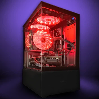 Компьютер VSIM зборка v4 -- AMD Ryzen 5 3500X / RAM 16 Gb DDR4 / SSD 512Gb / AMD RX580 8Gb красный