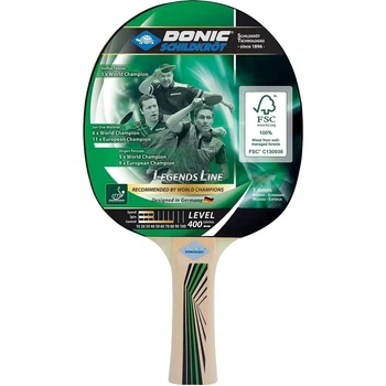Ракетка для настольного тенниса Donic LEGENDS 400 FSC светло-коричневая 705241