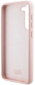 Панель Karl Lagerfeld Silicone Choupette Metal Pin KLHCS23FESMHCNPP для Samsung S23 Plus S916 Pink (3666339242244)