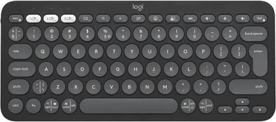 Клавиатура беспроводная Logitech Pebble Keys 2 K380s, Tonal Graphite (920-011851)