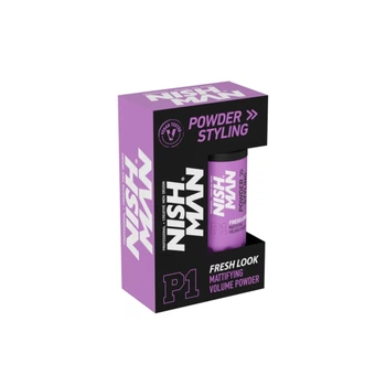 Матова пудра для створення об'єму волосся Nishman Styling Powder Wax P1 Fresh Look, 20 г