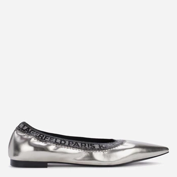 Женские балетки Karl Lagerfeld Vinette 640757433 38 Серебристые (1159860182)