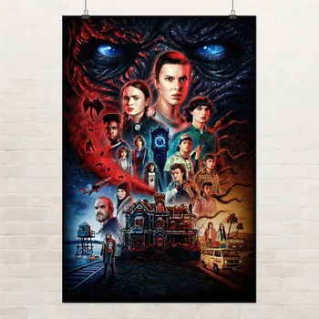 Постер Очень Странные Дела, Stranger Things 4, постер по сериалу, A3 42×28 см (id5709)