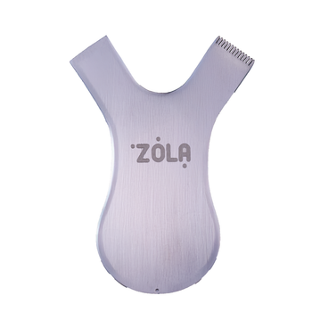 ZOLA Аплікатор- гребінець металевий - Срібний Comb Appilicator