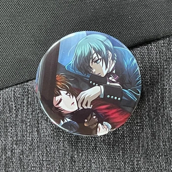 Значок аниме Темный Дворецкий Black Butler, диаметр 58 мм (ZNBLB 0002)