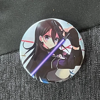 Значок аніме Майстри меча онлайн Sword Art Online, діаметр 58 мм, (ZNSAO 0030)