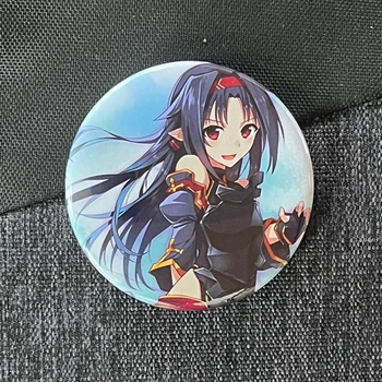Значок аніме Майстри меча онлайн Sword Art Online, діаметр 58 мм, (ZNSAO 0008)