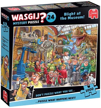Puzzle Jumbo Wasgij? Mystery 24 Blight at the museum! 1000 elementów 1110100590 (8721017604112)