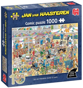Puzzle Jumbo Jan van Haasteren Studio 10 Years 1000 elementów 1110100616 (8721017604372)