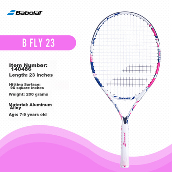 Детская теннисная ракетка Babolat, игрушка для учеников начальной школы, теннисная ракетка B FLY длиной 23 дюйма (58 см) для начинающих.