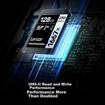 Карта пам'яті Lexar SD 128 ГБ U3 V60 4K для цифрової камери, дворядна, Gold Fingers (1667x Pro), читання 250 МБ/с, запис 120 МБ/с