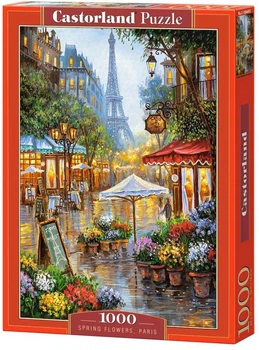 Пазл Castorland Spring Flowers, Paris 1000 елементів C-103669-2 (5904438103669)