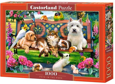 Puzzle Castorland Pets in the Park 1000 elementów C-104406-2 (5904438104406)