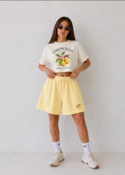 Літній костюм KristyStyle пд11943 жовтий 158