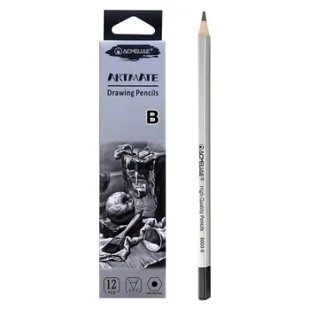 Карандаш графитный твердость B Artmate 8000-B