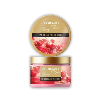 Скраб для тела парфюмированный UKR BEAUTY Cherry Kiss (Вишневый поцелуй), 250 мл