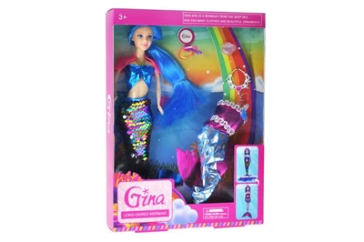 Лялька "Русалка" GN027 із аксесуарами в коробці р.32x5,5x23см YG Toys
