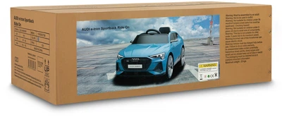 Pojazd na akumulator Toyz Audi e‑Tron Sportback Szary (5903076320896)