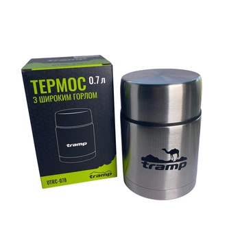 Термос Tramp с широким горлом 0,7л UTRC-078,UTRC-078