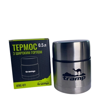 Термос Tramp з широким горлом 0,5л UTRC-077,UTRC-077