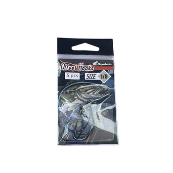 Крючки Offset "Hayabusa" #1/0 (5шт/п),2