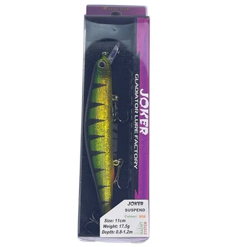 Воблер GLADIATOR \"JOKER\" 11cm.17.5g Колір 8,7407000000604