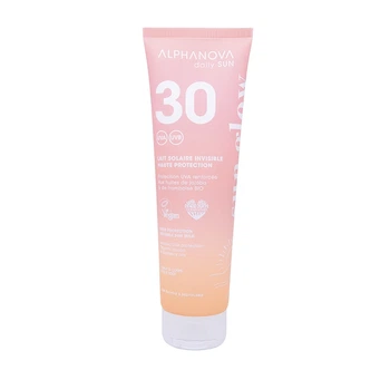 Сонцезахисне молочко SPF 30 для обличчя та тіла, для всієї родини (від 3 років) ALPHANOVA Daily Sun, 150 мл (AN42)
