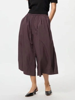 Брюки женские UNIQLO 535172485 L Коричневые (1159860445)