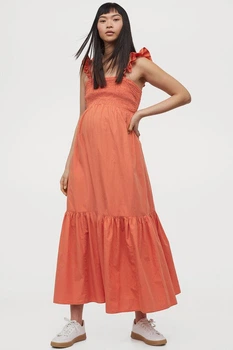 Сукня максі H&M Mama помаранчевий HMULO485 L