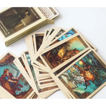 КАРТИ ТАРО СЛОВ'ЯНСЬКИЙ ЛЕНОРМАН SLAVIC FOLKLORE LENORMAND TAROT, гадальні карти таро