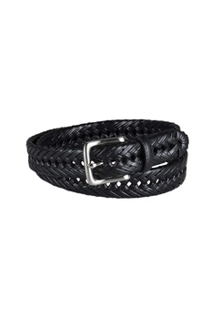 Чоловічий ремінь з екошкіри Tommy Hilfiger 125 см Чорний (144895)