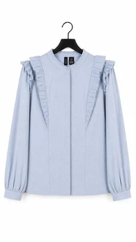 Женская блузка Vero Moda 10244887 M Голубая