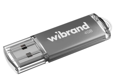 Flash Wibrand USB 2.0 Cougar 4Gb Silver