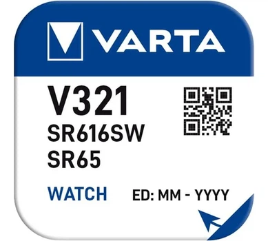 Батарейка VARTA V 321 (SR616SW)