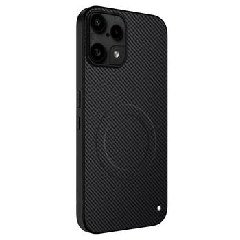 Чехол Carbon Shield with Ring для Nothing Phone 3a Lite с поддержкой беспроводной зарядки black