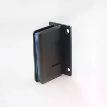 Петлі для душових кабін з нержавіючої сталі Haideli HDL-301 СТІНА-СКЛО 90 ГРАДУСІВ Чорний