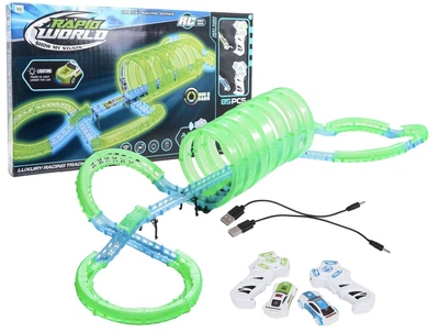 Автомобльний трек Rapid World Glow Track 85 елементів (5903864970067)