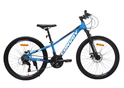Велосипед CrossBike 24" Convoy 2026 Рама 11" blue-black