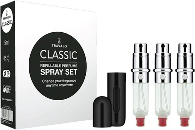 Zestaw atomizerów Travalo Classic czarmy 3 x 5 ml (4897028690780)