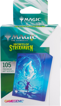 Koszulki na karty Gamegenic Magic the Gathering - Sekrety Strixhaven - Wyspa - Premium Art 105 szt. (4251715423301)