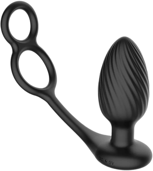 Анальная вибропробка Nexus Tornado Cock and Ball Ring (5060274221957)