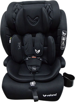 Автокрісло Velano Flexo i-Size 76–150 см ISOFIX + Top Tether/ремінь black (4820296760374)