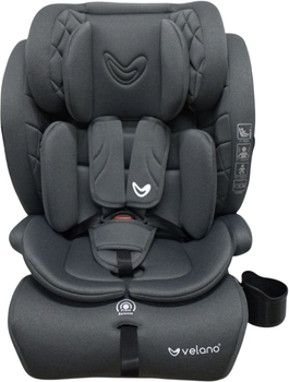 Автокрісло Velano Flexo i-Size 76–150 см ISOFIX + Top Tether/ремінь grey (4820296760381)