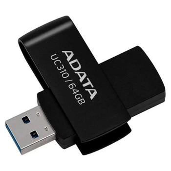 USB флеш накопитель ADATA 64GB UC310 Black USB 3.0 (UC310-64G-RBK) ADATA UC310-64G-RBK 1075909