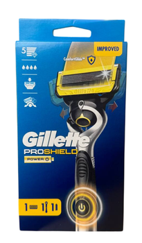 Станок Gillette Proshield Power, 1 станок + 1 кассета